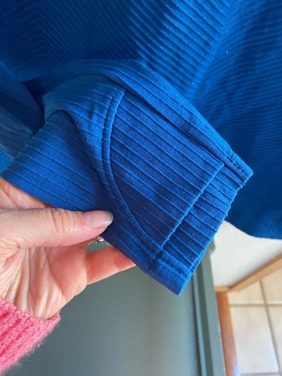 ATHLETA Flurry Scuba Hoodie Blue - Picture 8 of 9